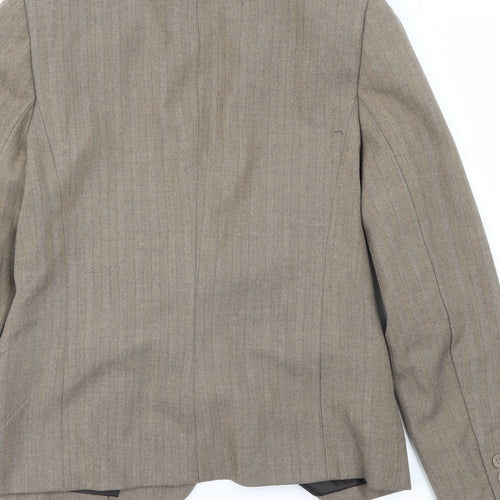 Preworn Womens Brown   Jacket Blazer Size 12