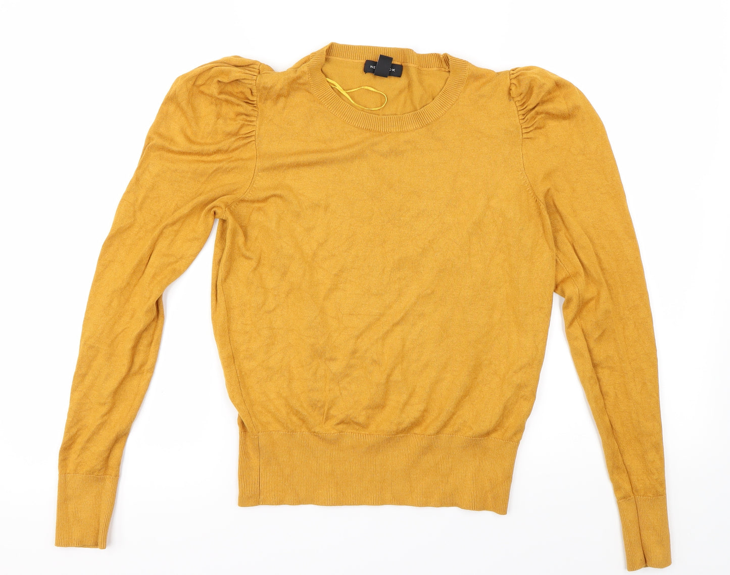 New Look Womens Yellow   Pullover Jumper Size 12