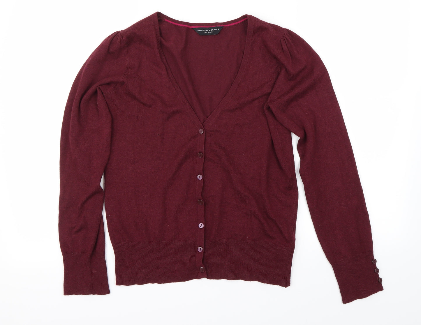 Dorothy Perkins Womens Purple   Cardigan Jumper Size 14