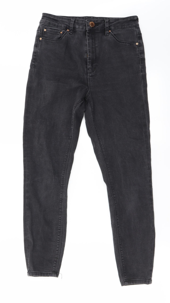 Preworn Womens Grey Skinny Jeans Size 26 in L25 in