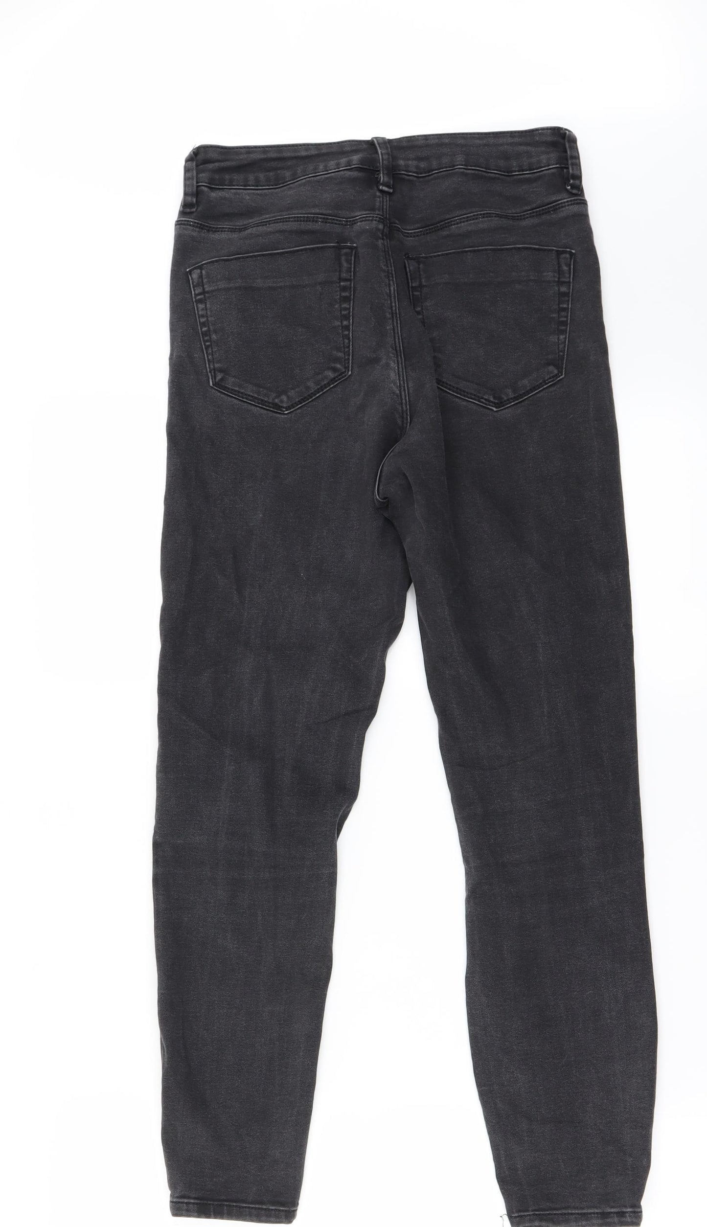 Preworn Womens Grey   Skinny Jeans Size 26 in L25 in