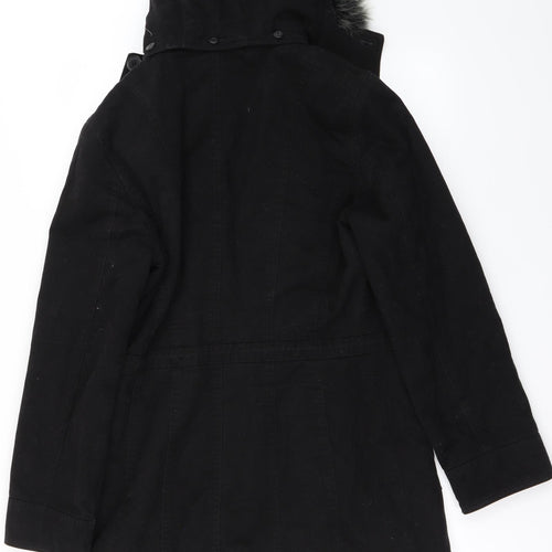 M&Co Womens Black   Jacket Coat Size 12
