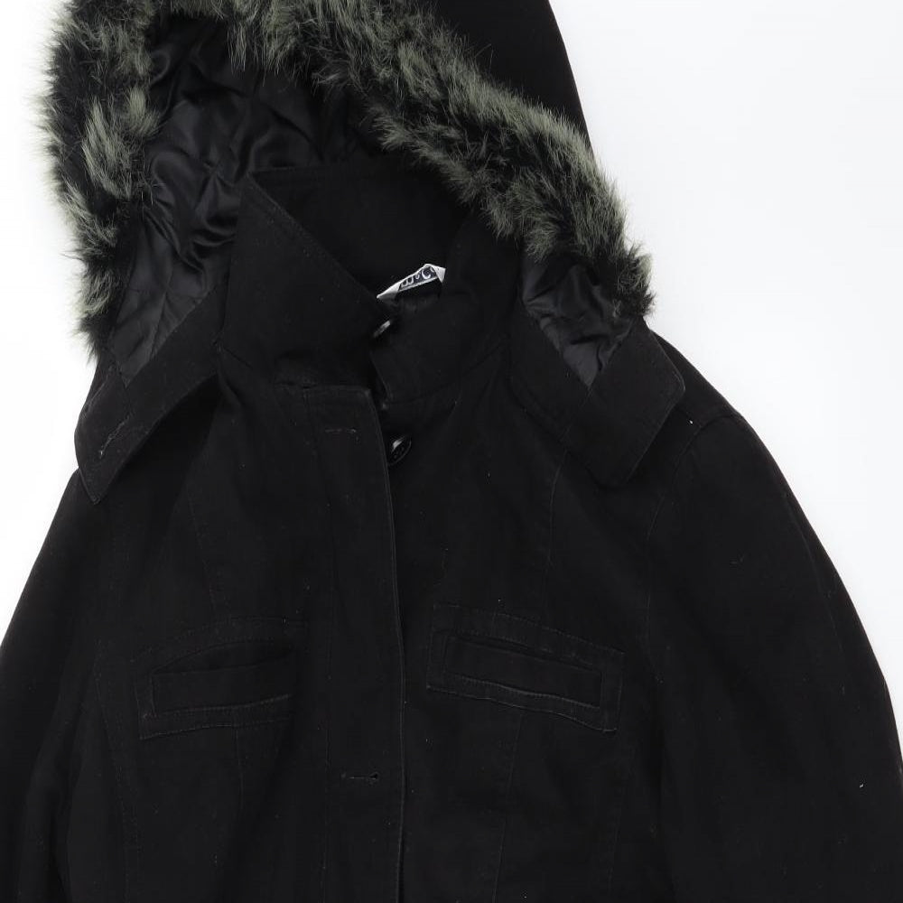 M&Co Womens Black   Jacket Coat Size 12
