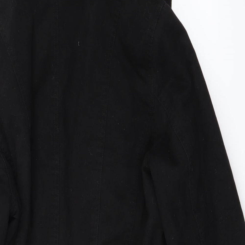 M&Co Womens Black   Jacket Coat Size 12