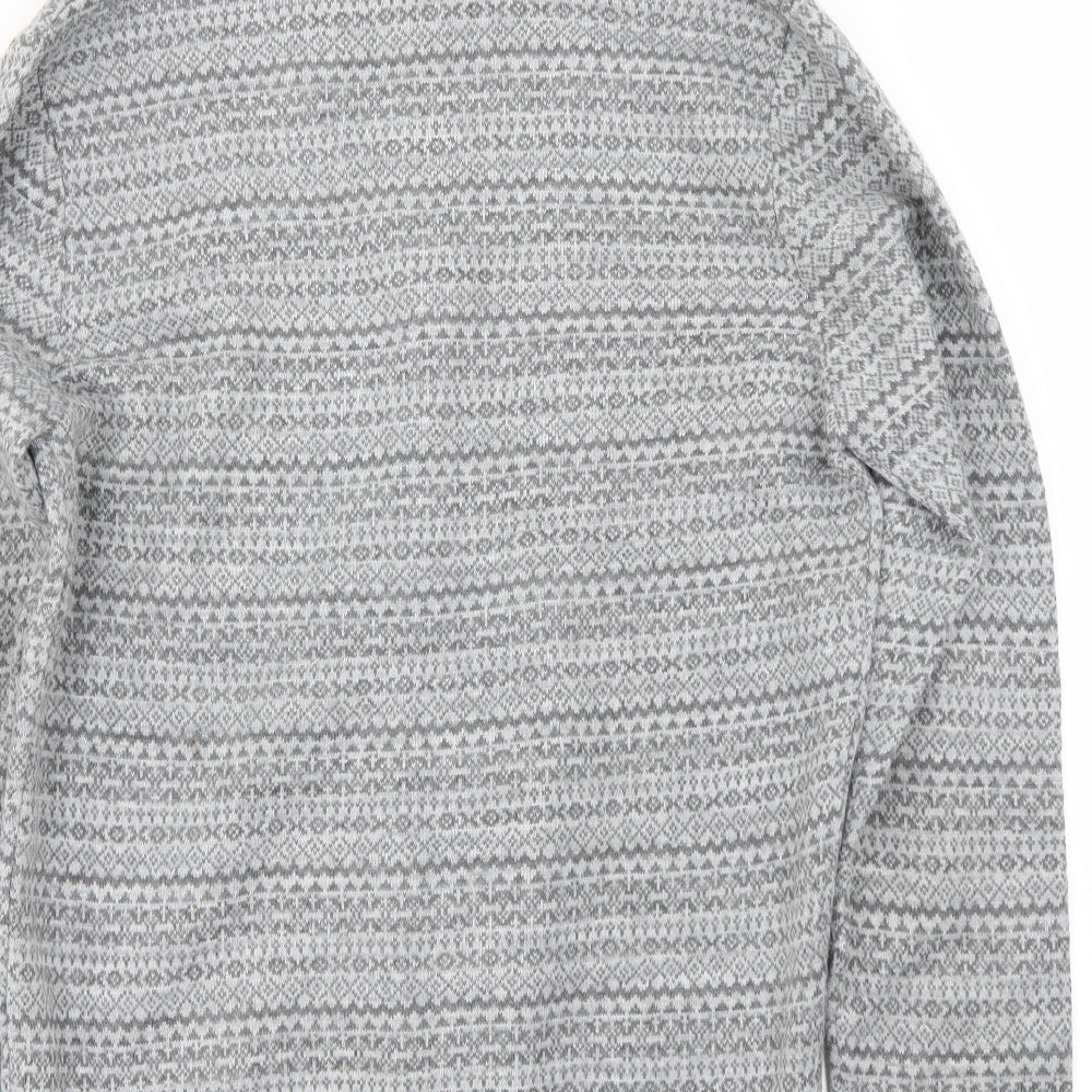 River Island Mens Grey   Cardigan Jumper Size M