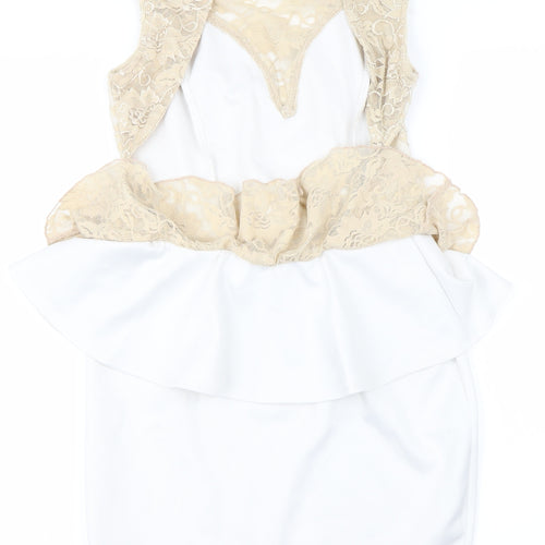 AX Womens Beige   Fit & Flare  Size 12