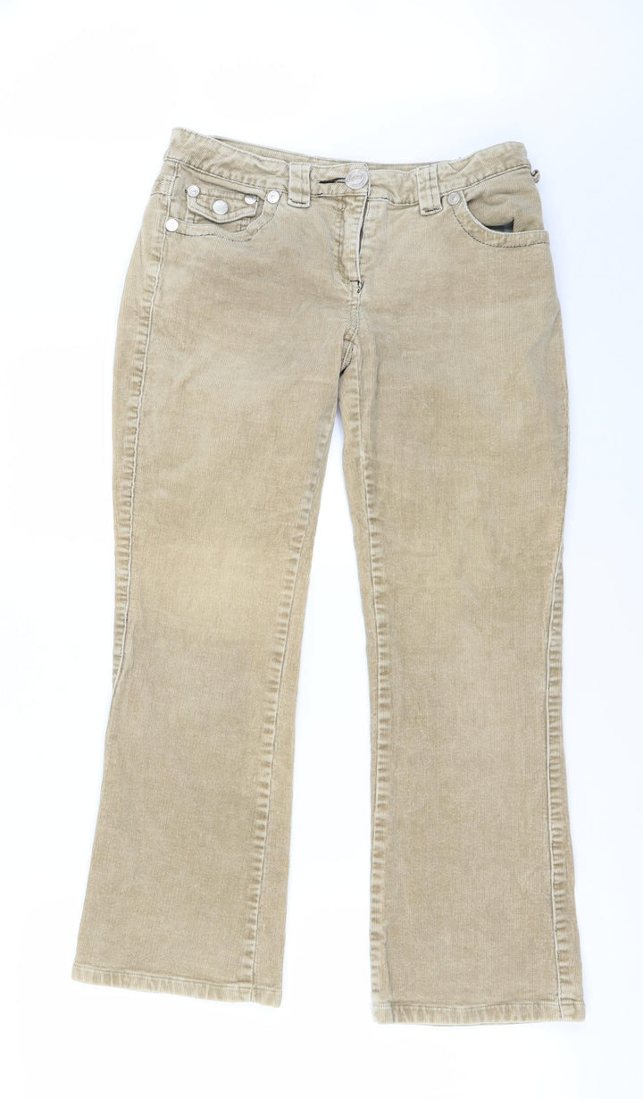 PAC TEST Womens Beige   Straight Jeans Size 12 L26 in