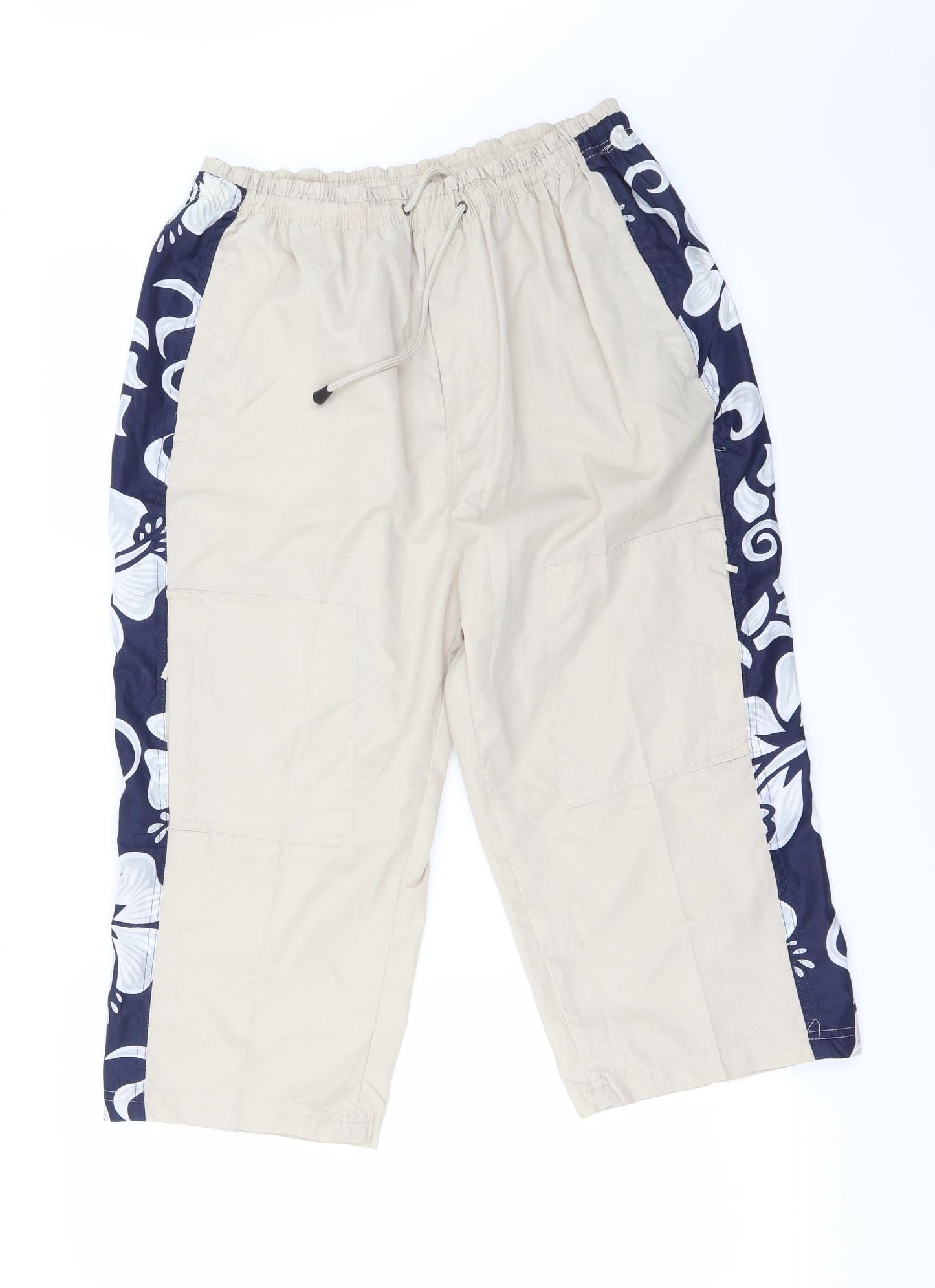 BK SPORTS Mens Beige   Sweat Shorts Size S