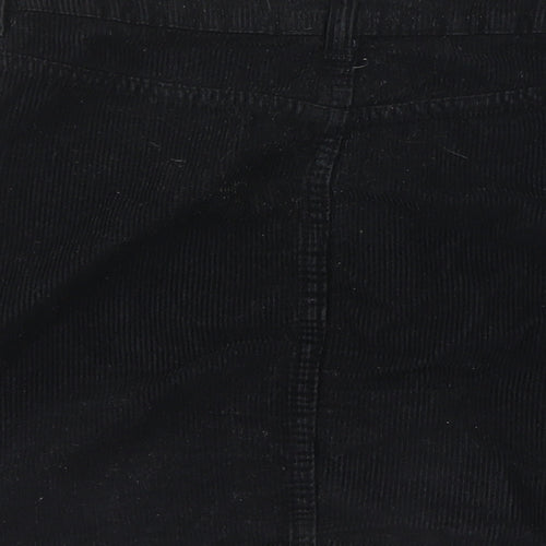 Topshop Womens Black   A-Line Skirt Size 8