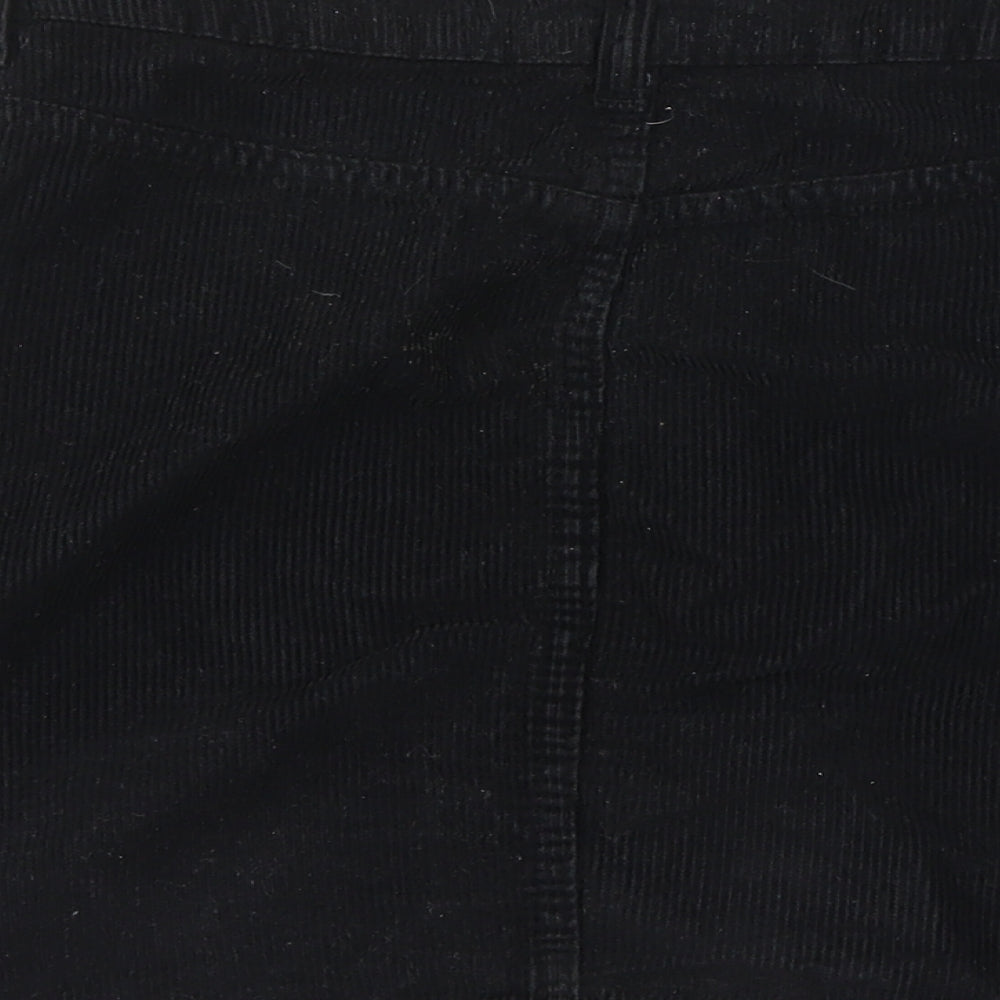 Topshop Womens Black   A-Line Skirt Size 8