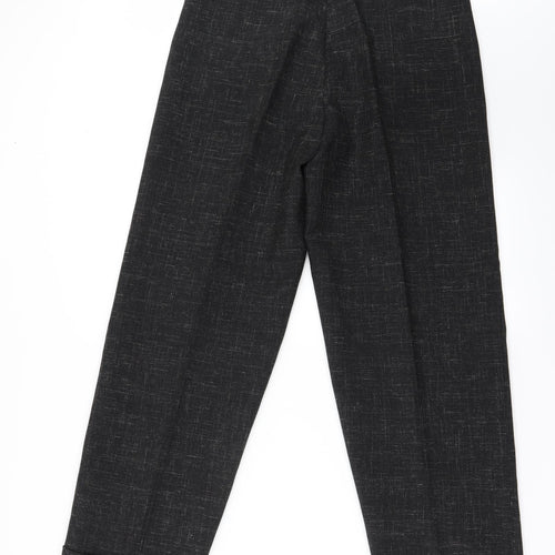 pecci Mens Black   Trousers  Size 28 in L26 in