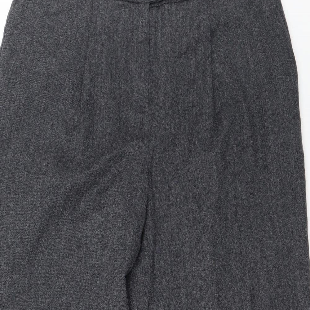Per Una Womens Grey   Trousers  Size 10 L26 in