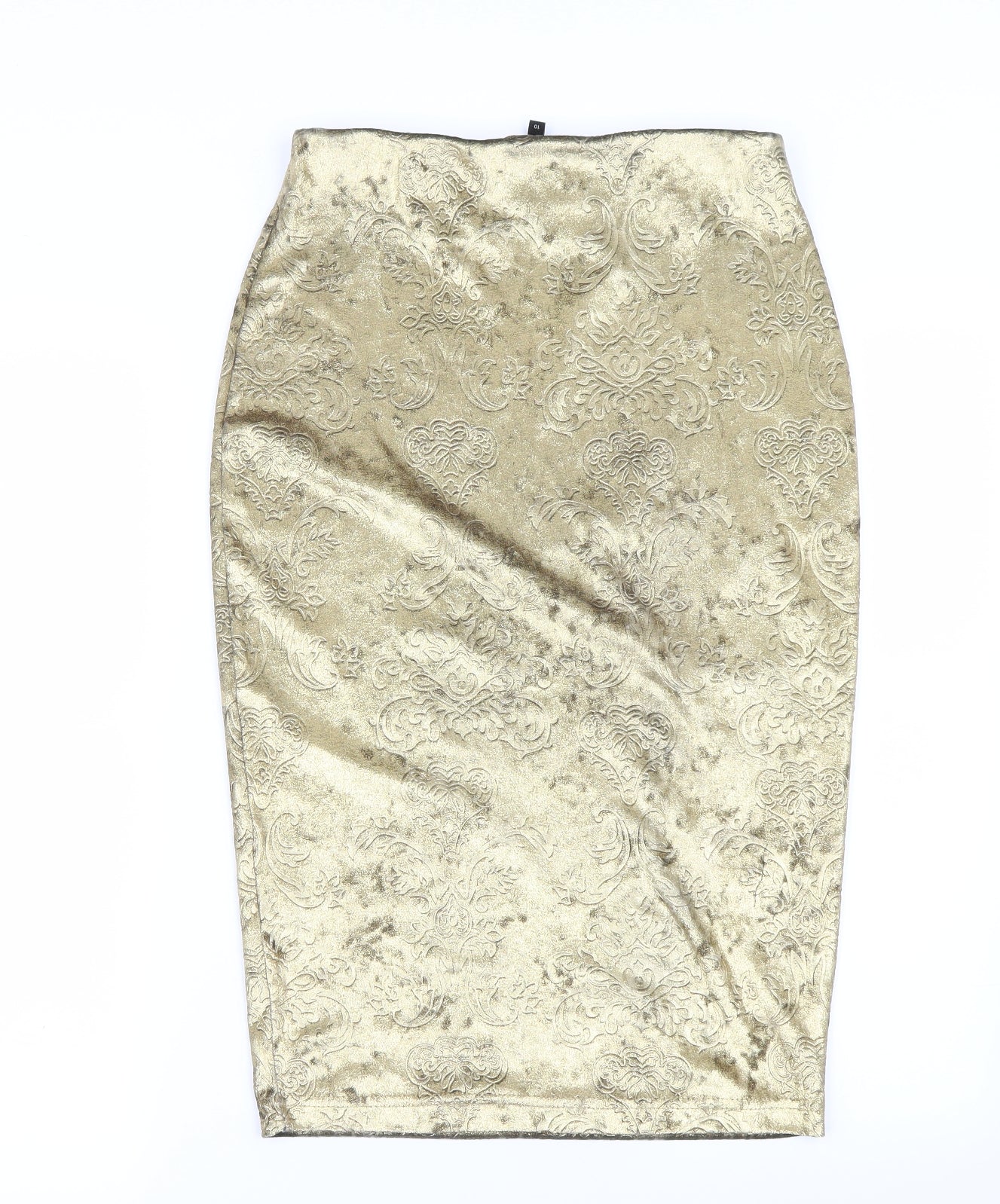 River Island Womens Yellow Floral  A-Line Skirt Size 10