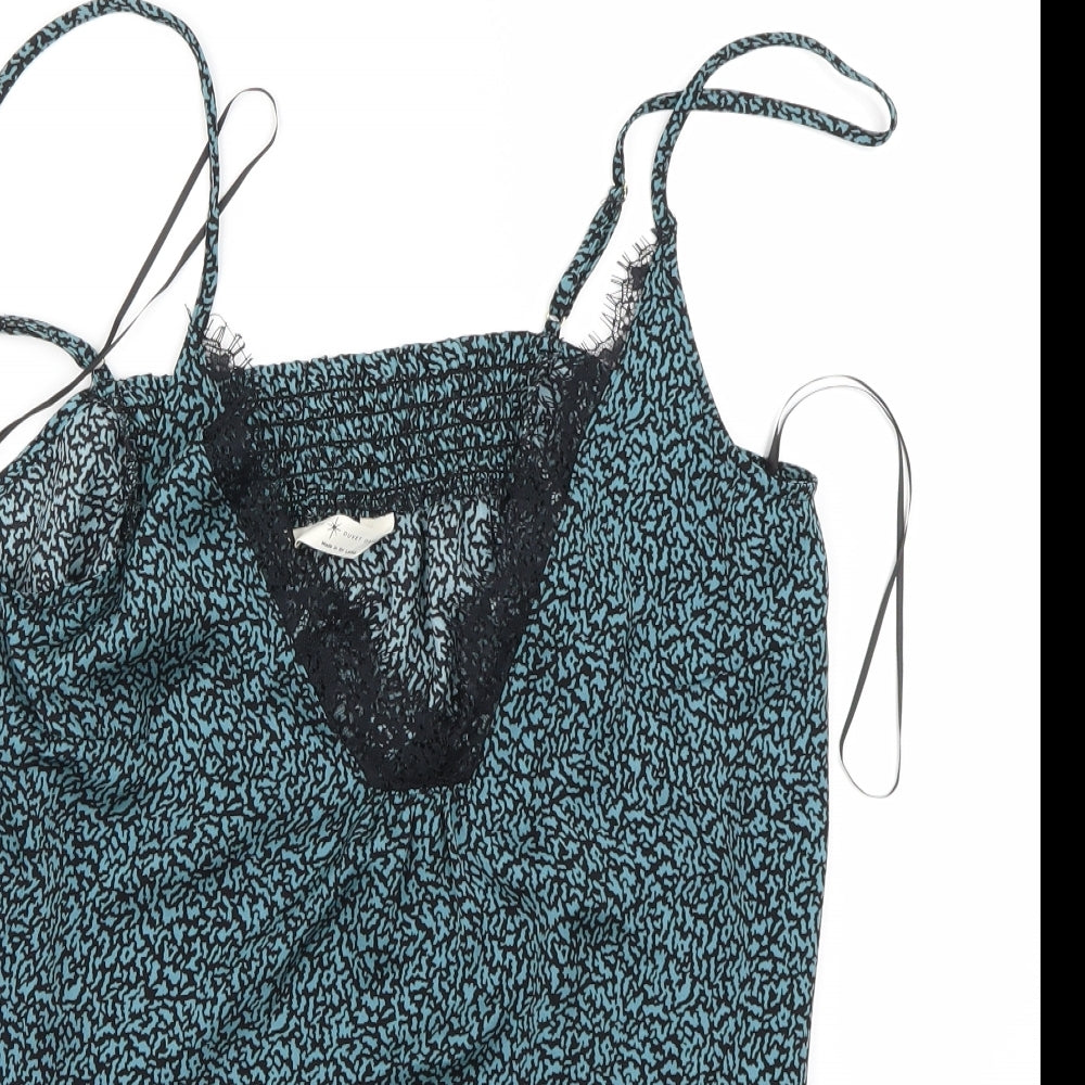 Day Dreams Womens Blue   Basic Blouse Size 12