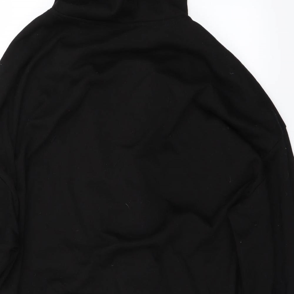 SheIn Mens Black   Full Zip Jumper Size XL