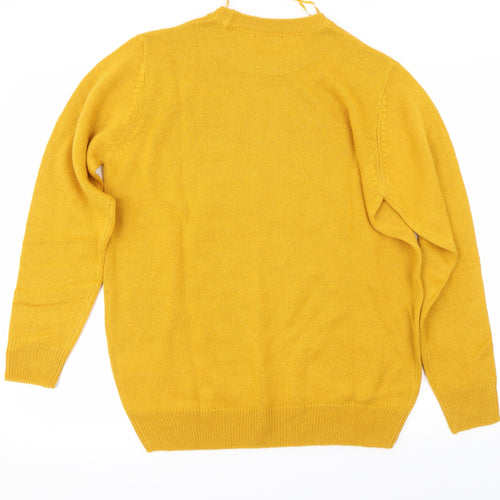 Damart Womens Yellow   Pullover Jumper Size 12