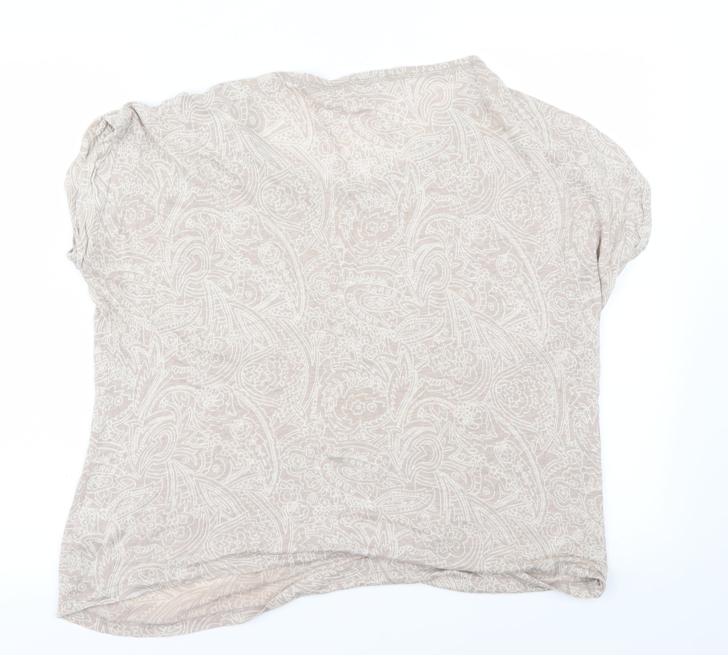 EAST Womens Pink Floral  Basic T-Shirt Size M