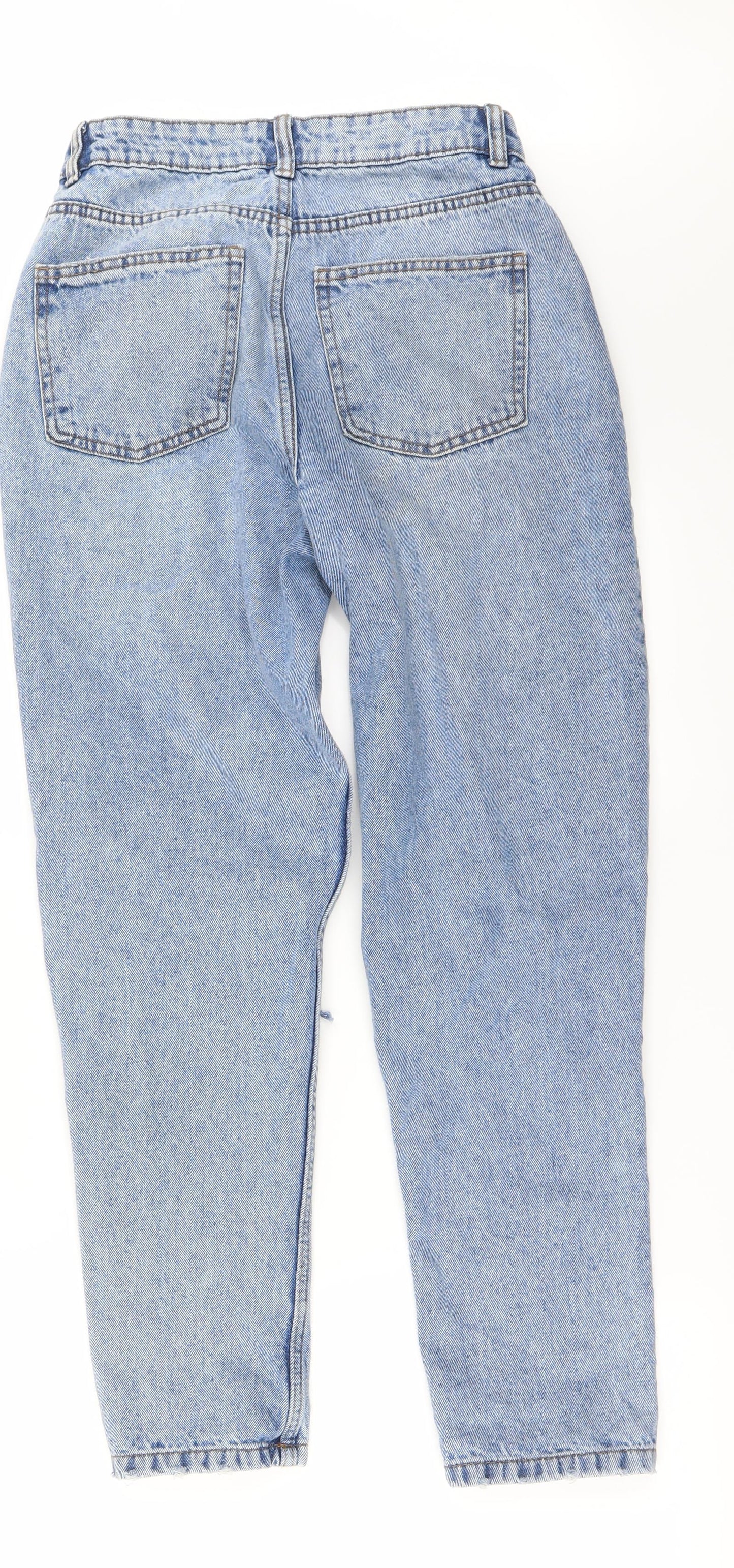 Primark Womens Blue   Straight Jeans Size 8 L26 in