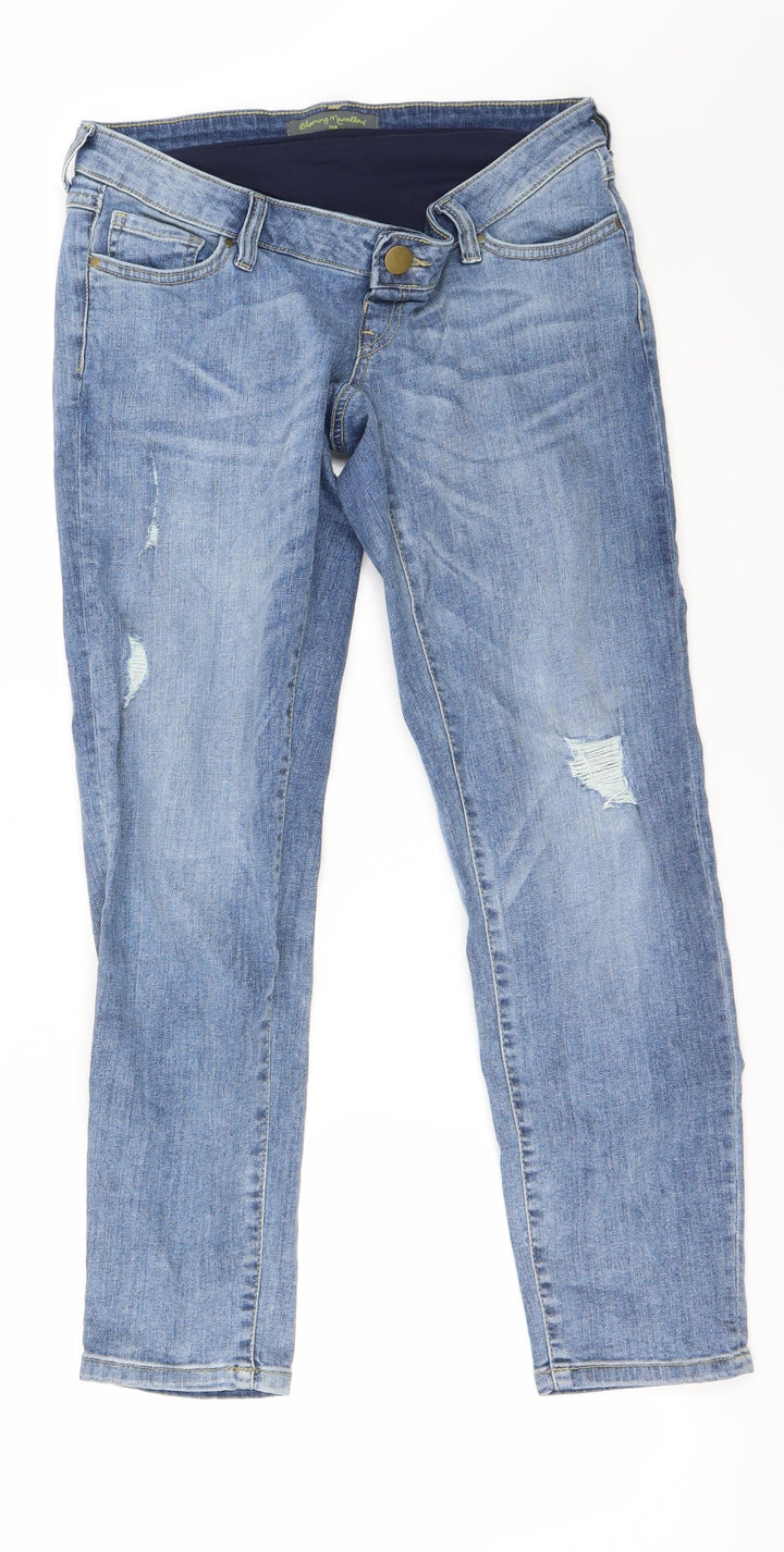 bloomin marvellous Womens Blue   Straight Jeans Size 10 L26 in