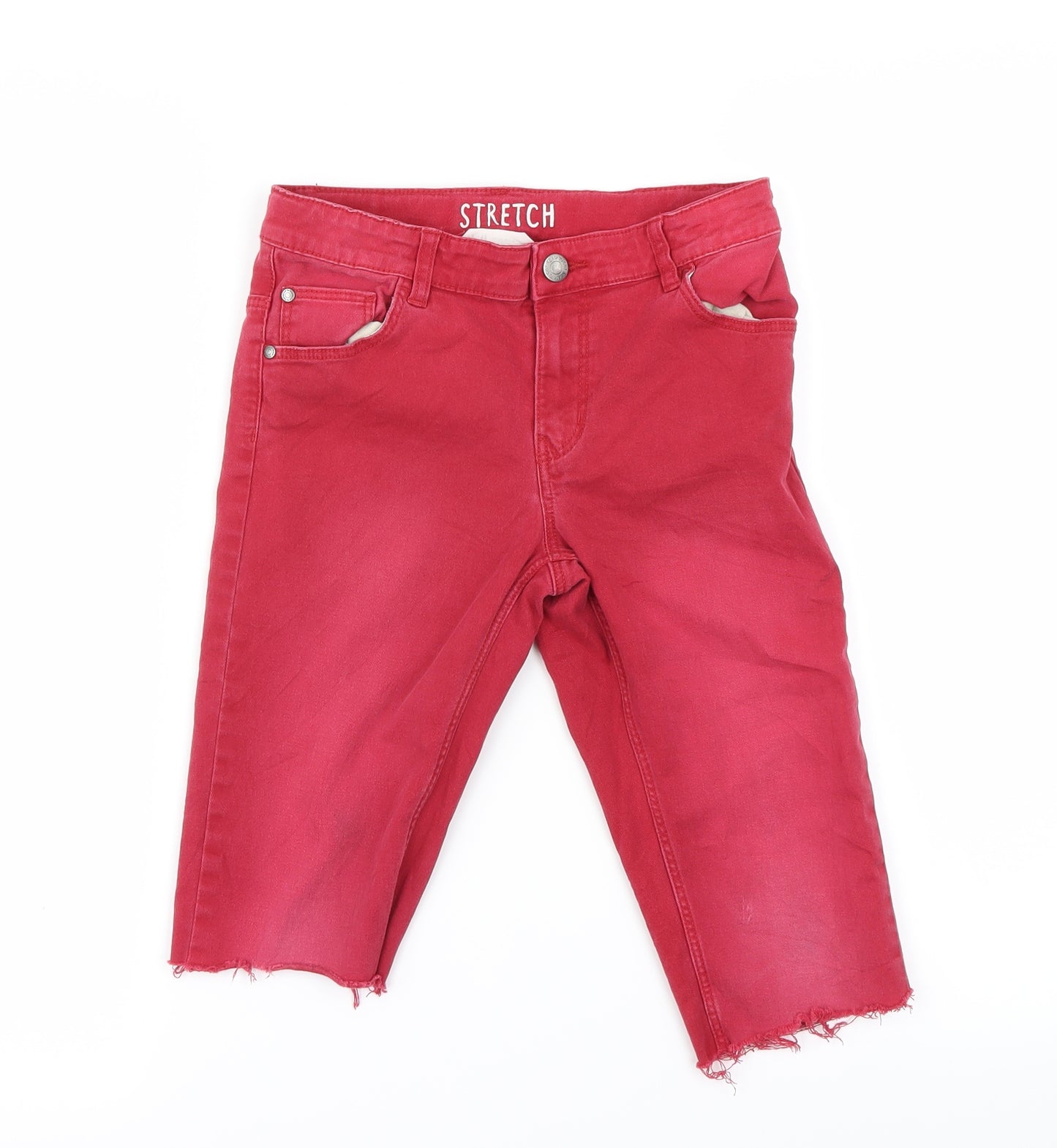 H&M Boys Red   Chino Trousers Size 7-8 Years