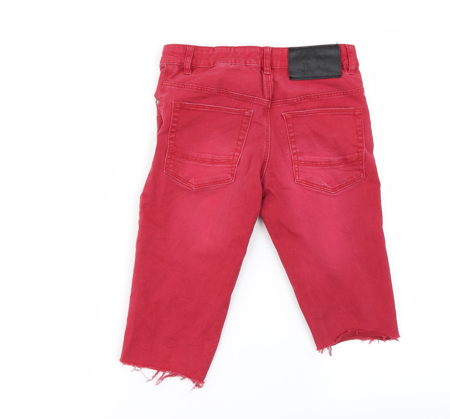 H&M Boys Red   Chino Trousers Size 7-8 Years