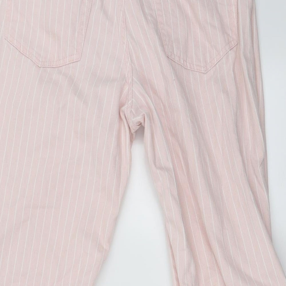 Topshop Womens Pink   Straight Jeans Size 30 in L23 in