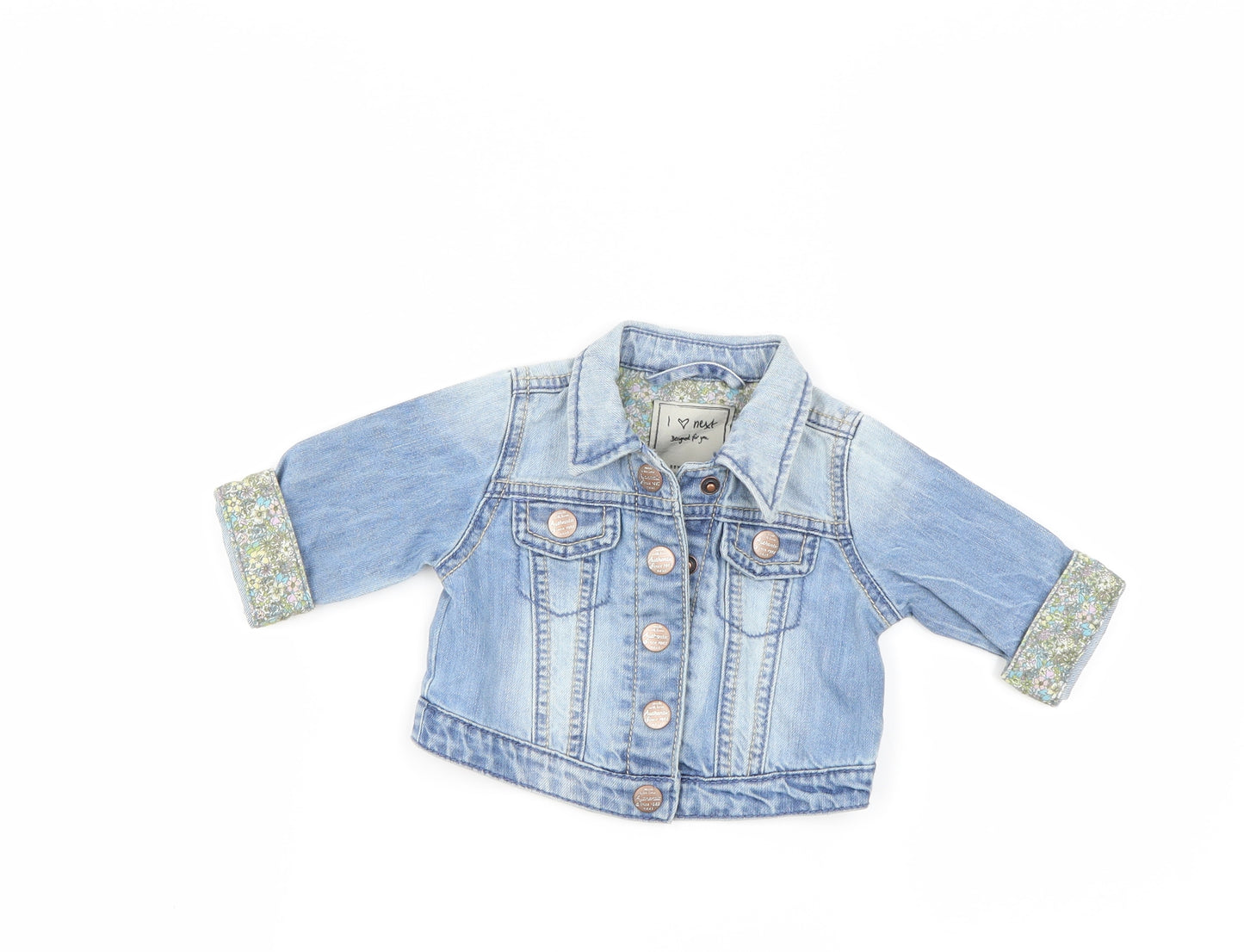 NEXT  Blue   Jacket  Size 3-6 Months