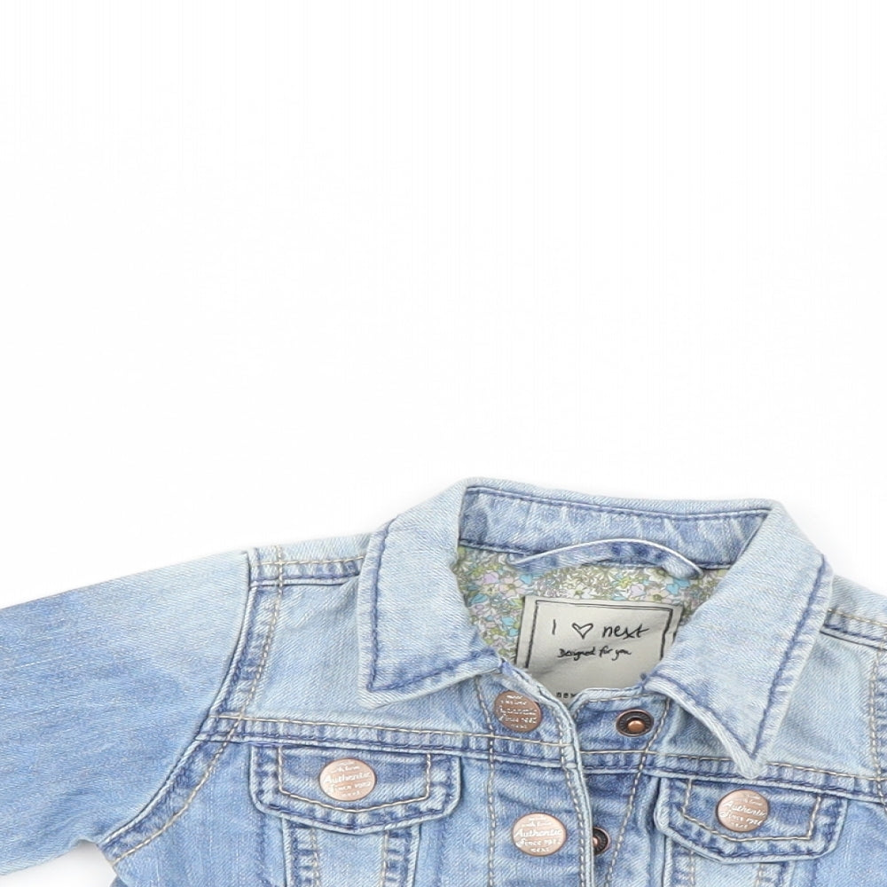 NEXT  Blue   Jacket  Size 3-6 Months