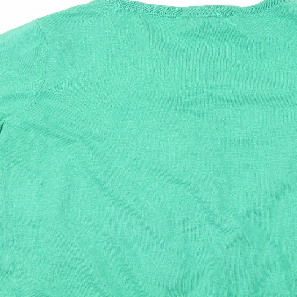 F&F Womens Green   Cardigan Jumper Size 12