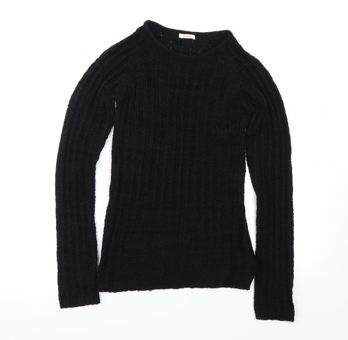 evie  Womens Black   Pullover Jumper Size 12