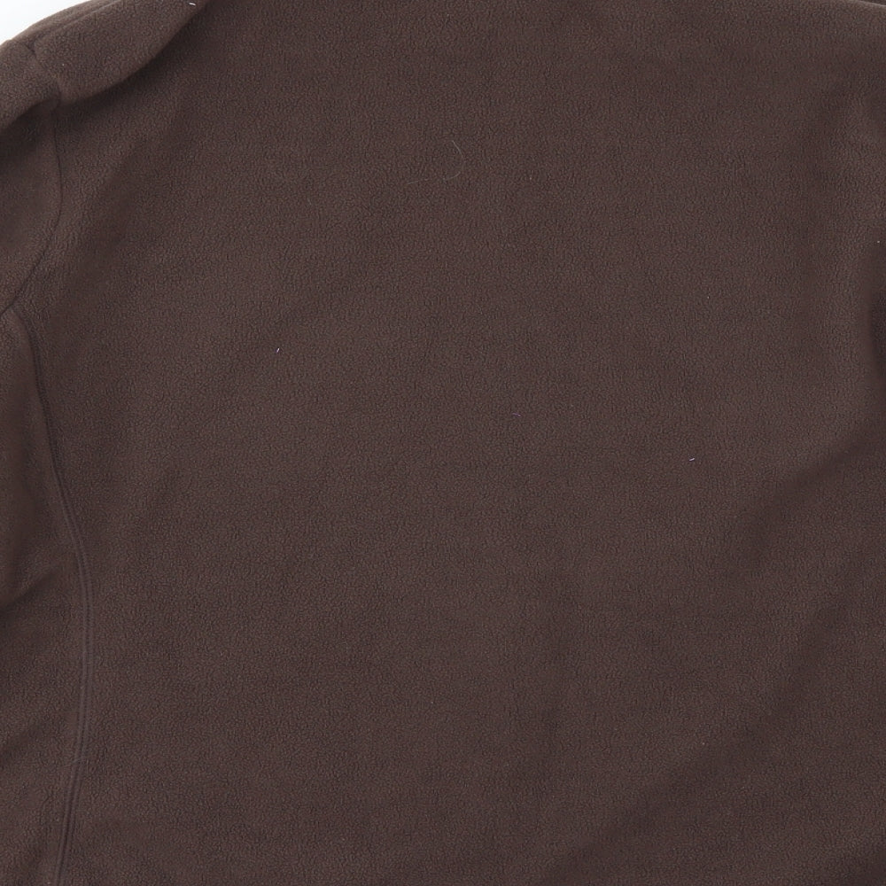 Preworn Womens Brown   Full Zip Jumper Size 22