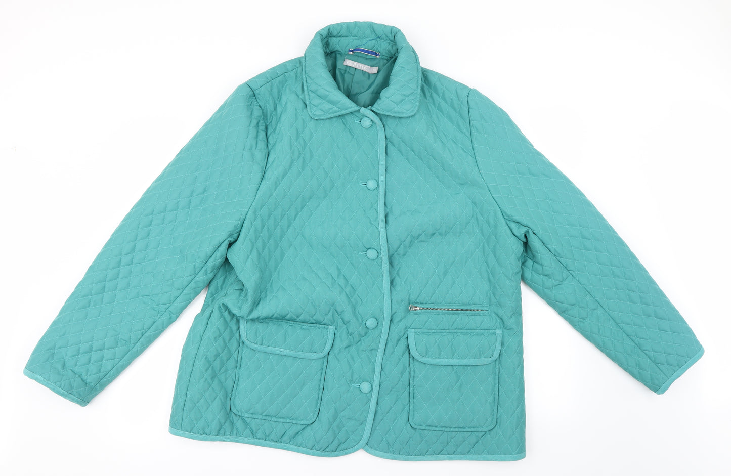 Castle Womens Green   Jacket  Size 20