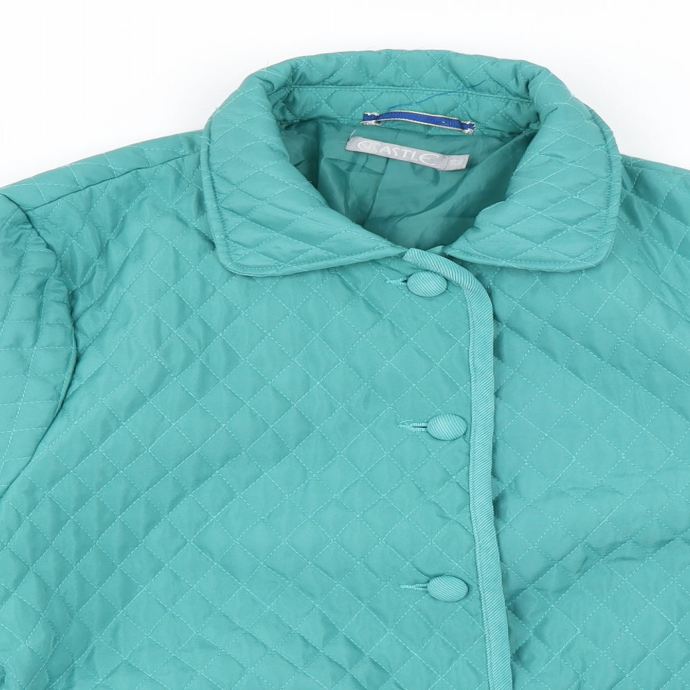 Castle Womens Green   Jacket  Size 20