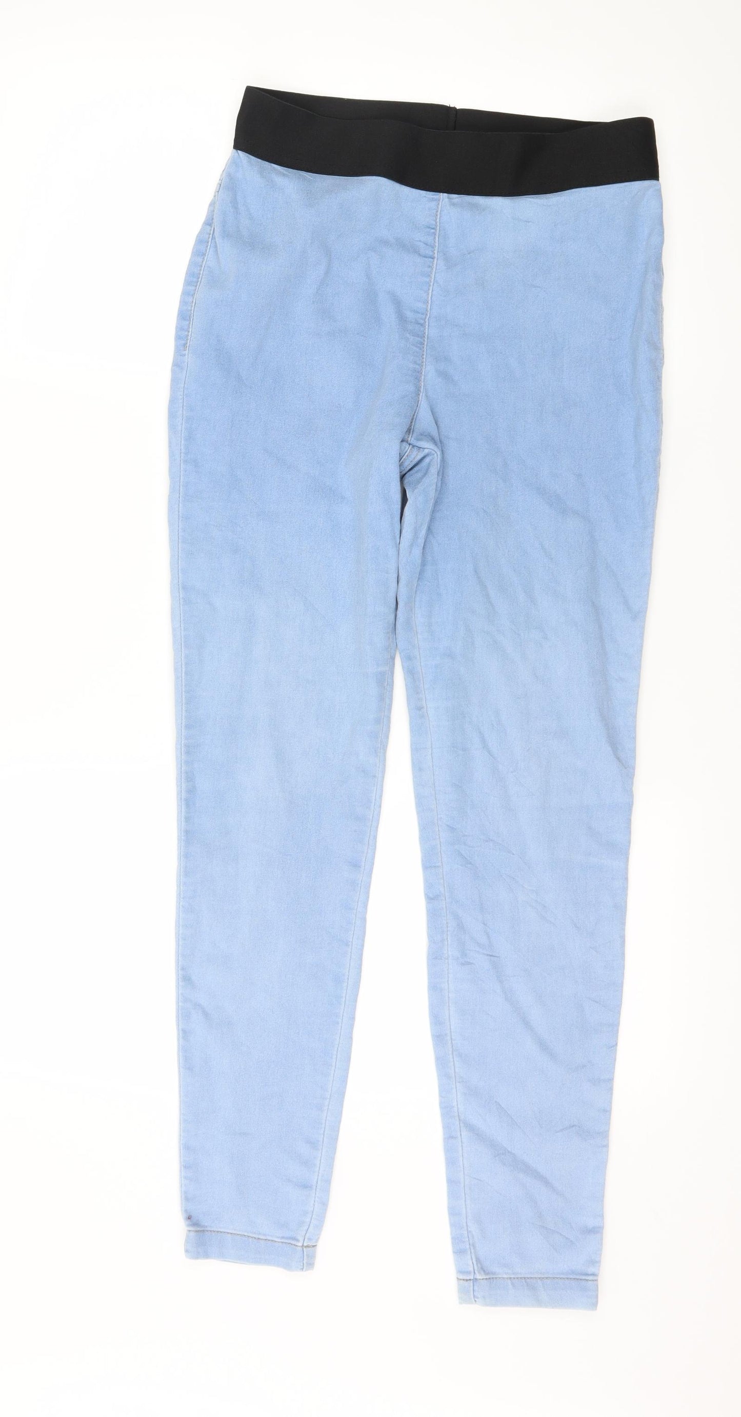 Marks and Spencer Womens Blue  Denim Skinny Jeans Size 10 L27 in