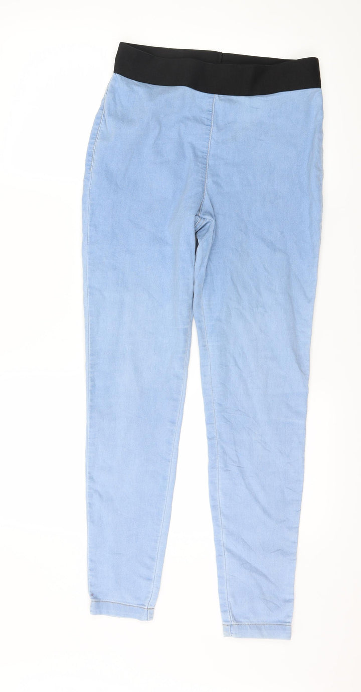 Marks and Spencer Womens Blue Denim Skinny Jeans Size 10 L27 in