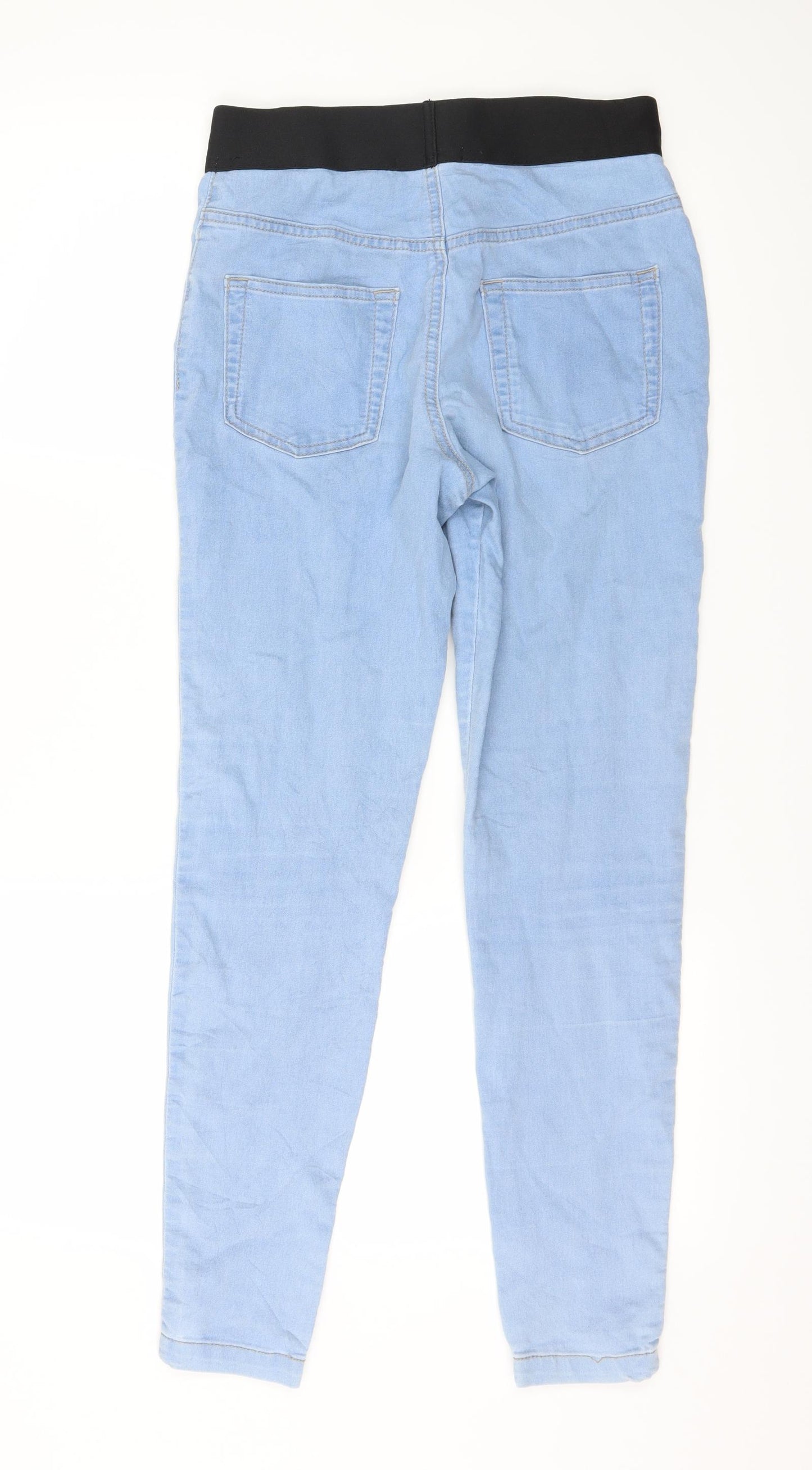 Marks and Spencer Womens Blue  Denim Skinny Jeans Size 10 L27 in