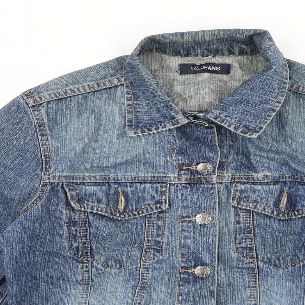 NL Jeans Womens Blue  Denim Jacket  Size 14