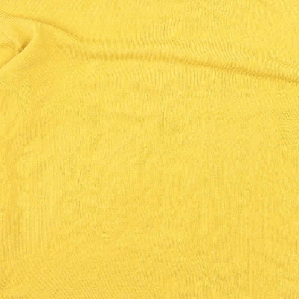 PEP & CO Womens Yellow  Knit Pullover Jumper Size 16