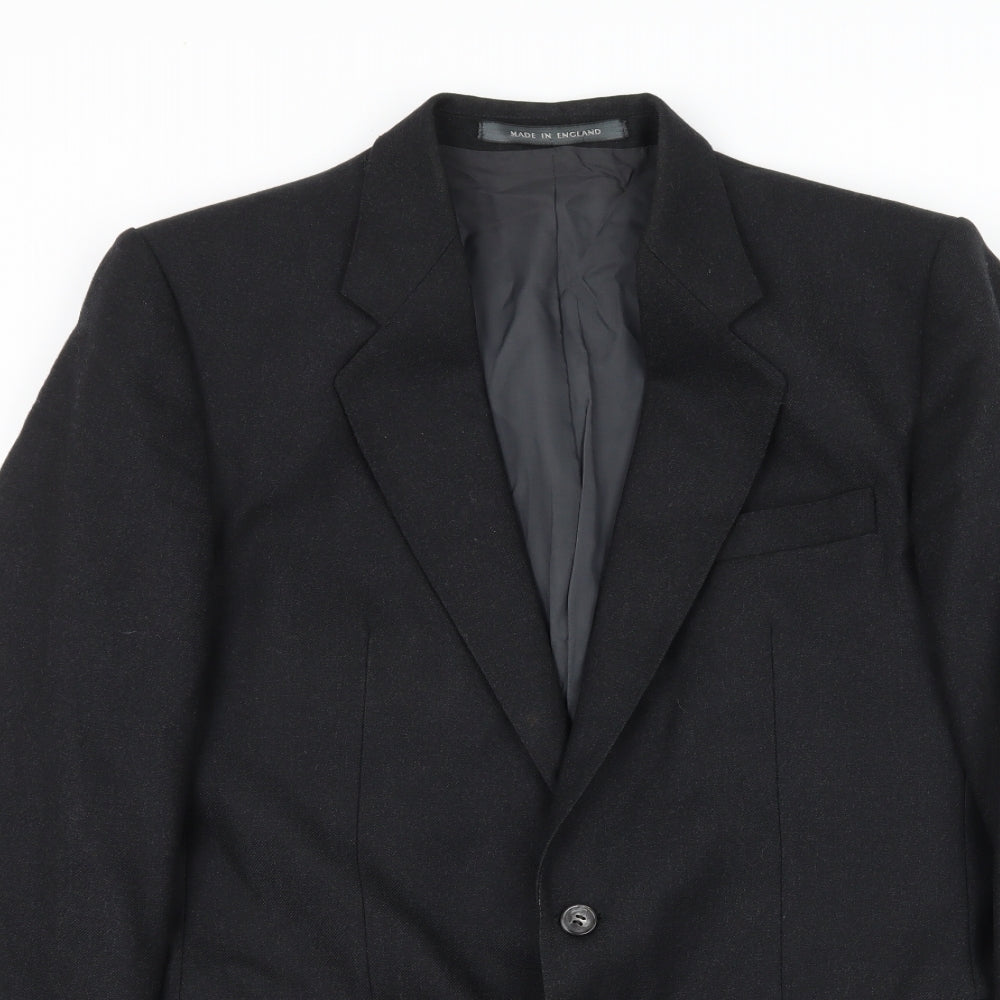 Pinstripe Mens Grey   Jacket Suit Jacket Size L