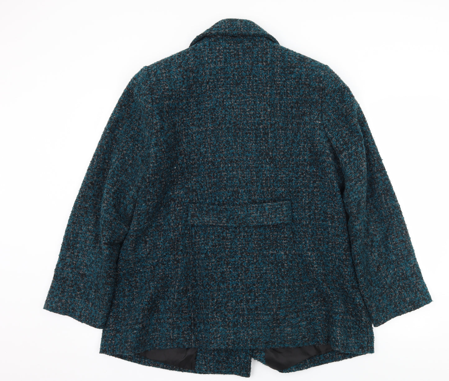 Bonmarché Womens Blue   Pea Coat Coat Size 18