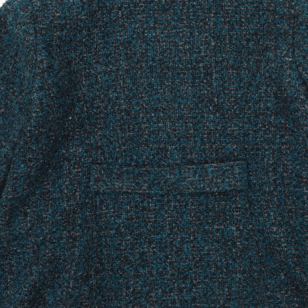 Bonmarché Womens Blue   Pea Coat Coat Size 18