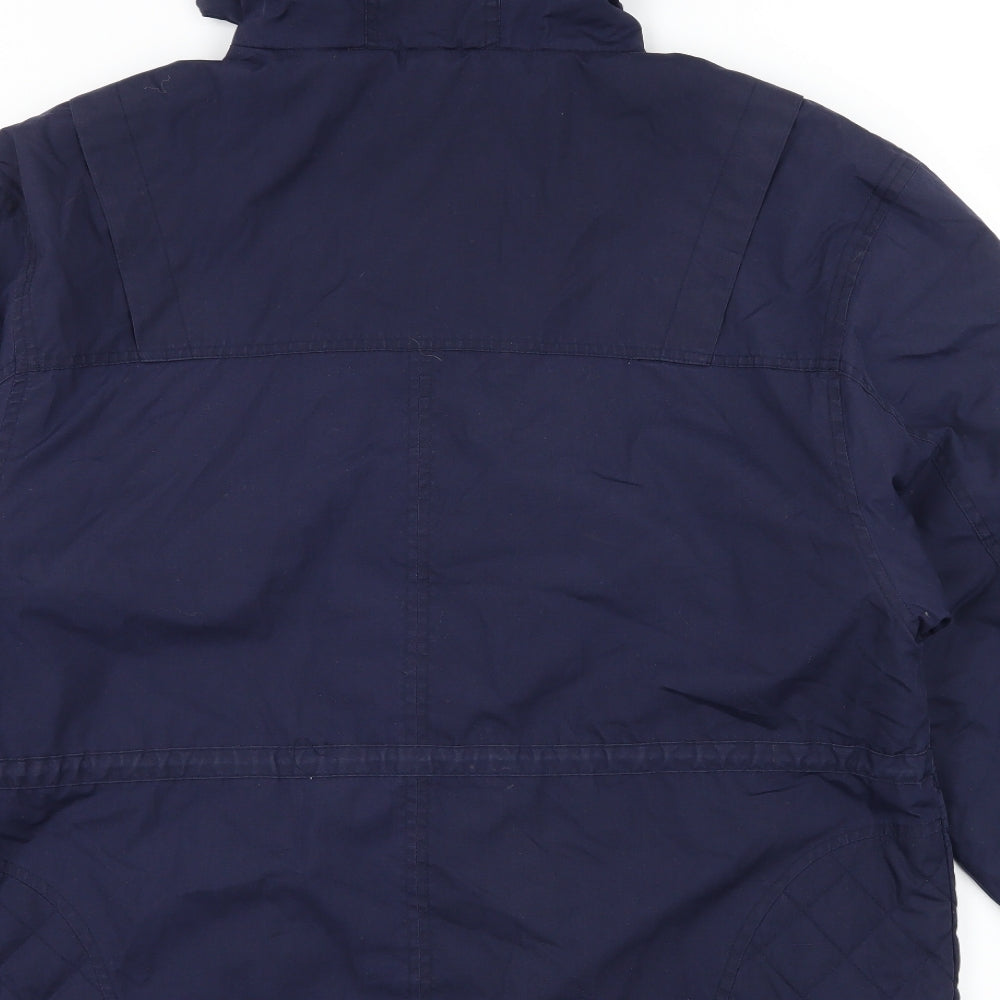 St Michael Boys Black   Parka Coat Size 13-14 Years