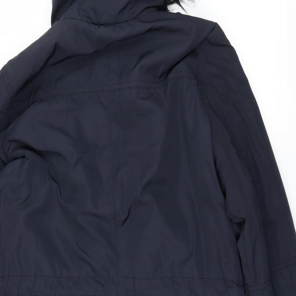 F&F Womens Blue   Parka Coat Size 12