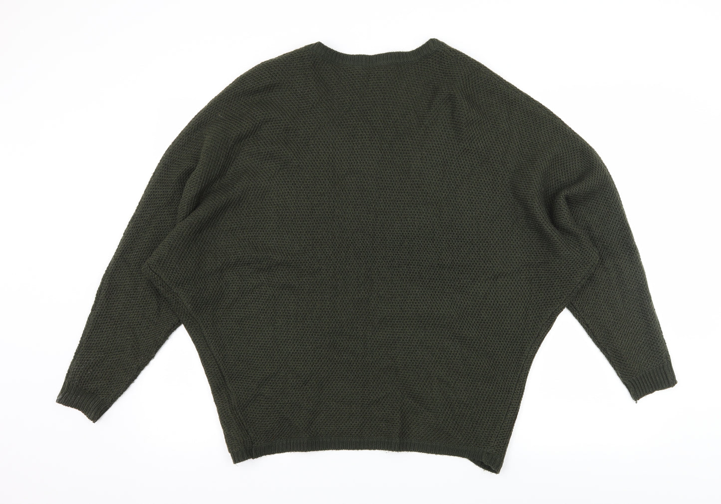 Select Womens Green  Knit Cardigan Jumper Size 12