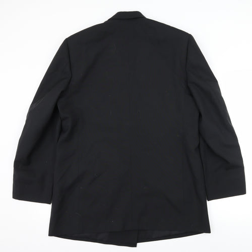 M.A.A Mens Black   Jacket Suit Jacket Size L