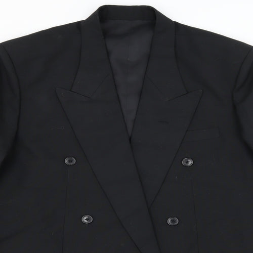 M.A.A Mens Black   Jacket Suit Jacket Size L