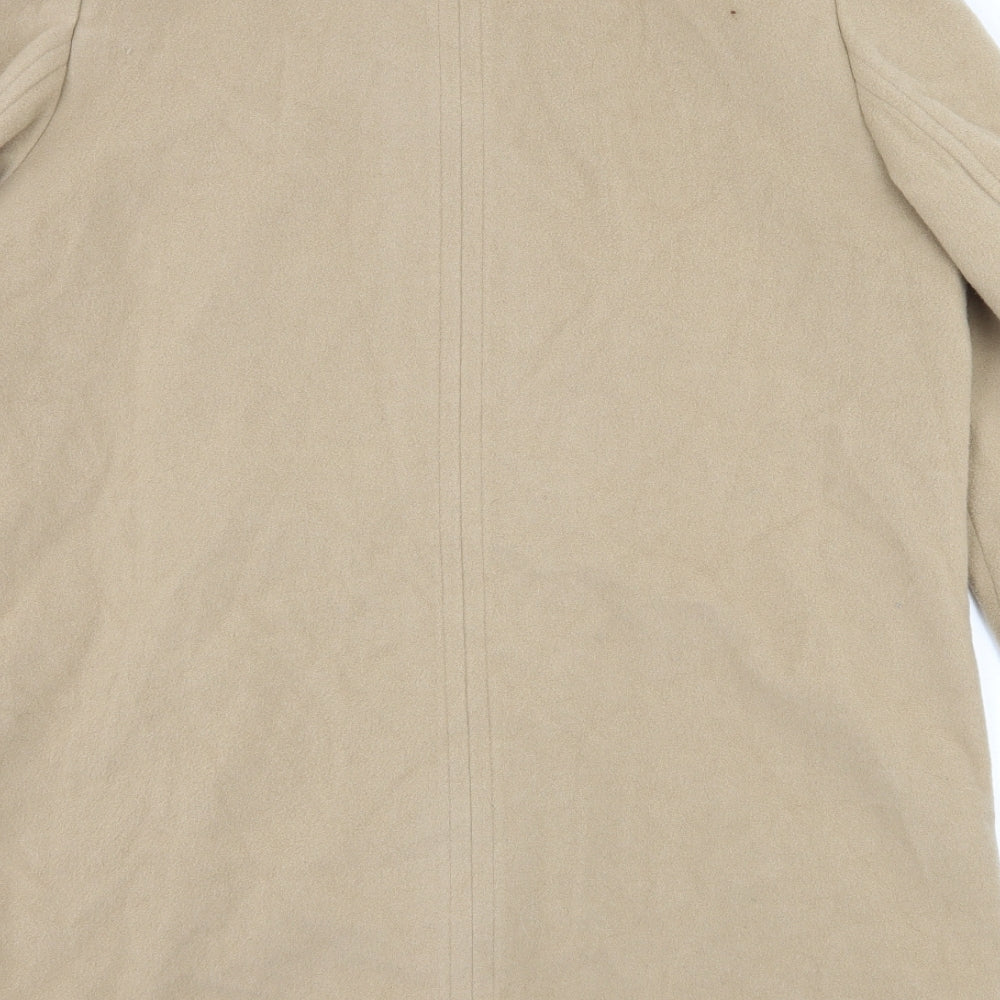Marks and Spencer Womens Beige   Overcoat Coat Size 16