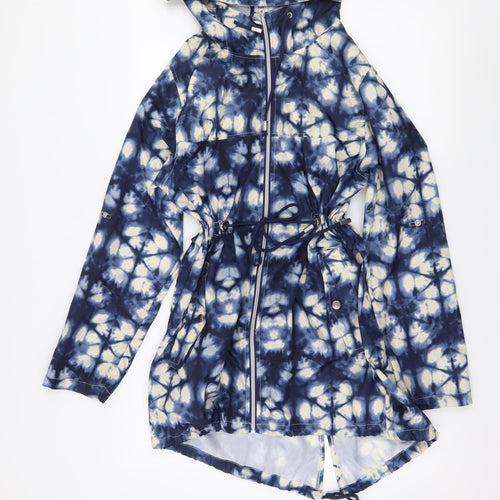 Atmosphere Womens Blue   Parka Coat Size 10  - Tie Dye