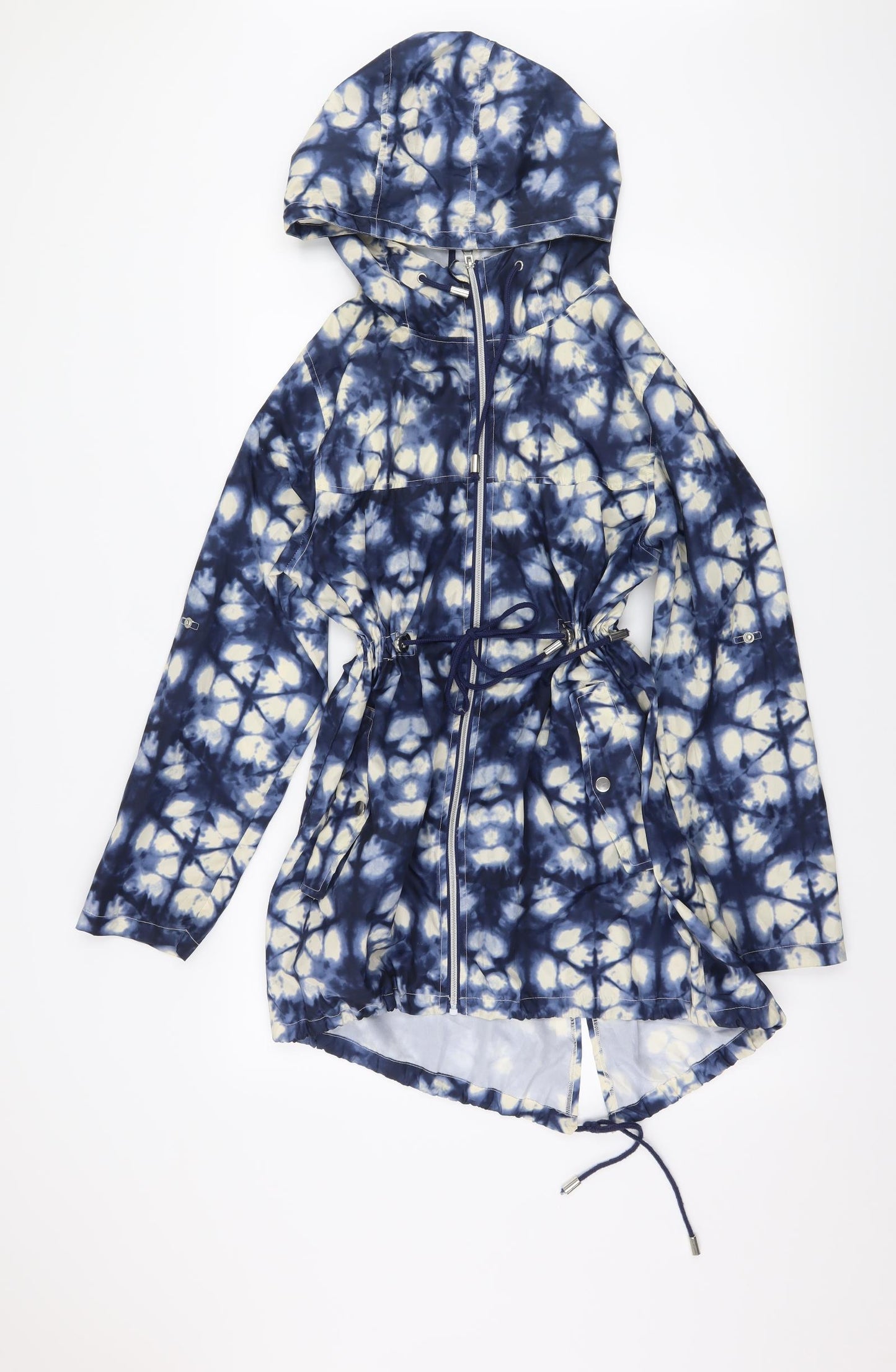 Atmosphere Womens Blue   Parka Coat Size 10  - Tie Dye