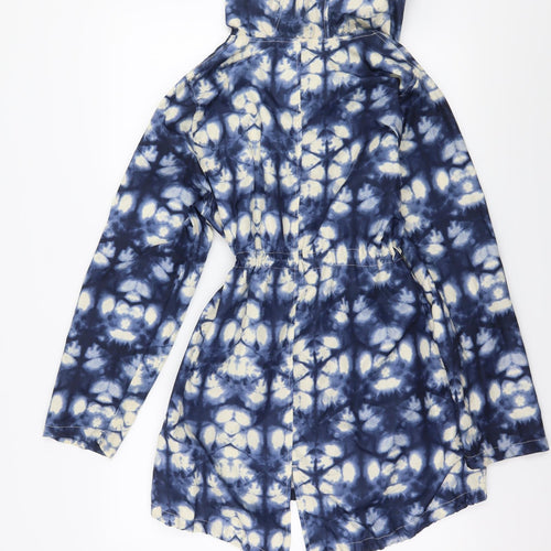 Atmosphere Womens Blue   Parka Coat Size 10  - Tie Dye